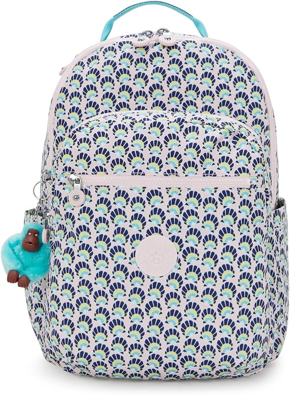 Kipling Women's Seoul Bts Prt 15" Laptop Backpack, Durable, Roomy with Padded Shoulder Straps, Built-In Protective Sleeve