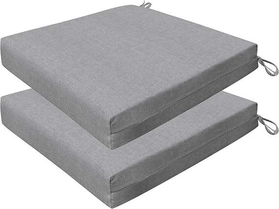 Honeycomb Outdoor Heritage Set of 2 Seat Pads for Patio Furniture, 20 x 20