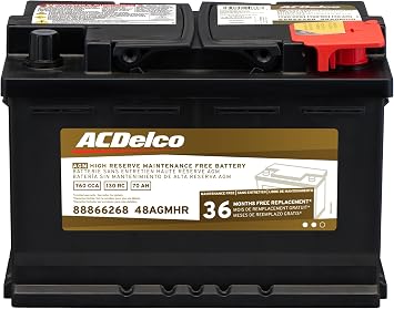 ACDelco Gold 48AGMHR 88866268 High Reserve AGM BCI Group 48 Battery