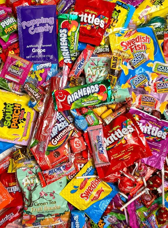 Ultimate Assorted Candy Party Mix - 2 LB Bag - Mega Variety Bulk Assortment - Individually Wrapped Candy - Queen Jax - Variety Pack