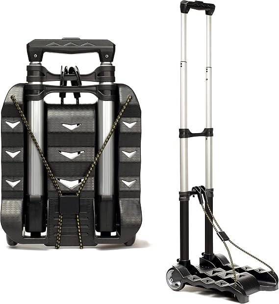 RMS Folding Luggage Cart (Black)