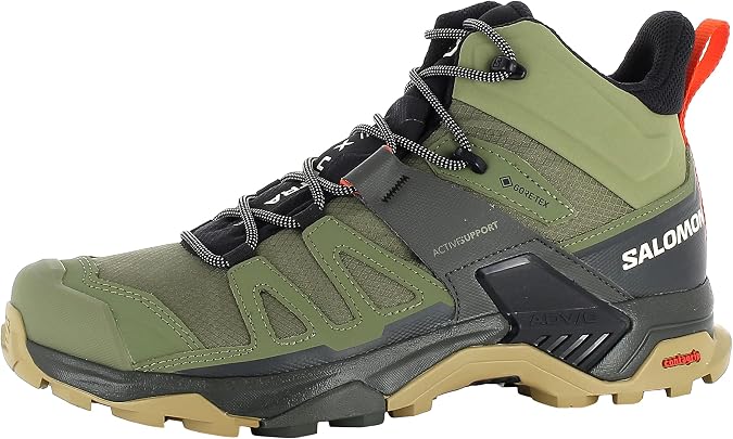 Salomon X ULTRA 4 MID GORE-TEX Men's Hiking Boots L41739800 DEEP_LICHEN_GREEN/PEAT/KELP 27.5