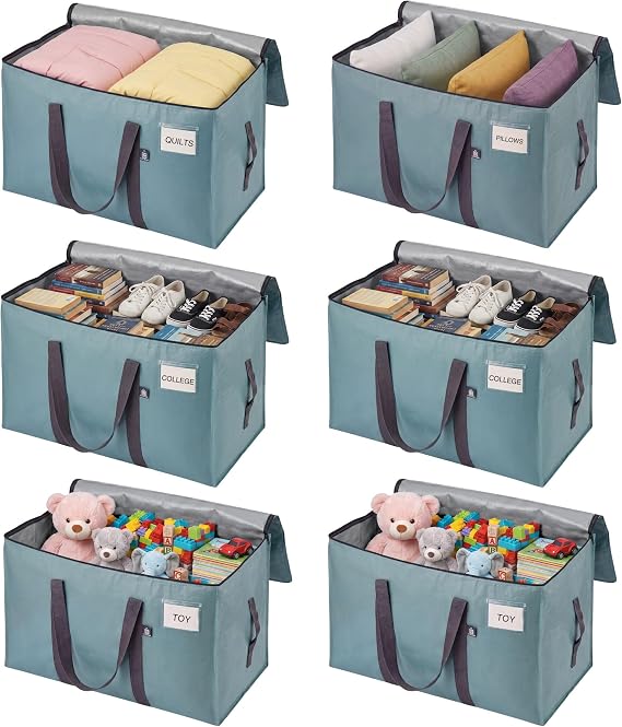 VENO 6 Pack Heavy Duty Moving Bags, Extra Large Moving Boxes Alternative