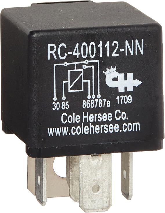 Cole Hersee RC-400112-NN-BX Relay (Form_C 12V Bracket)
