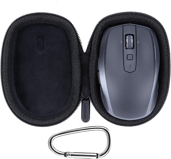 Lebakort Hard Case Compatible with Logitech MX Anywhere 3S Anywhere 3 Anywhere 2S Anywhere 2 Compact Performance Mouse (Graphite Case)