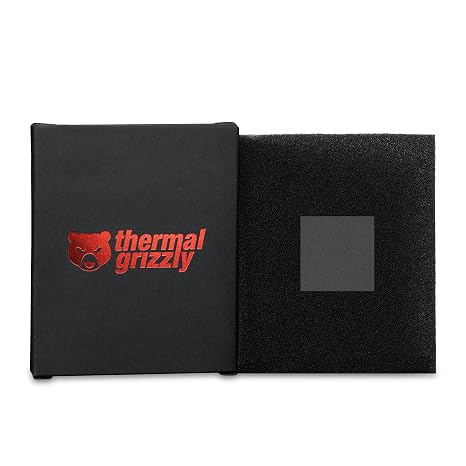 Thermal Grizzly Carbonaut (25x25x0,2mm) - for RTX 2080 Ti | Carbon Thermal Pad for Maximum Thermal Conductivity - Reusable and Adaptable Surface CPU/GPU/PS4/PS5/Xbox