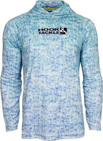 Men's Fish Shadows UV Fishing Hoodie