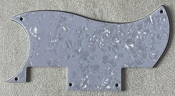 Pick Guard For Epiphone SG Special Style Guitar Pickguard (4-Ply White Pearl)