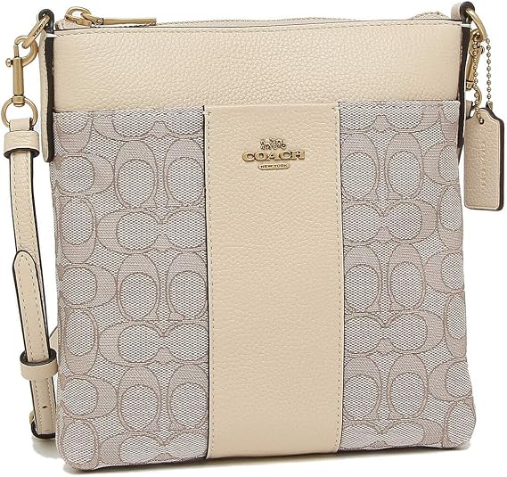 Coach 5475 B4SHG Women's Shoulder Bag, Signature White