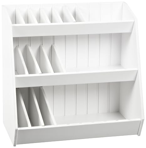 TrippNT 50018 Small Lab Storage Shelf with 16 Adjustable Bins PVC with up to 16 Compartments 12 X 11 7/8 X 7 1/4 inches WHD