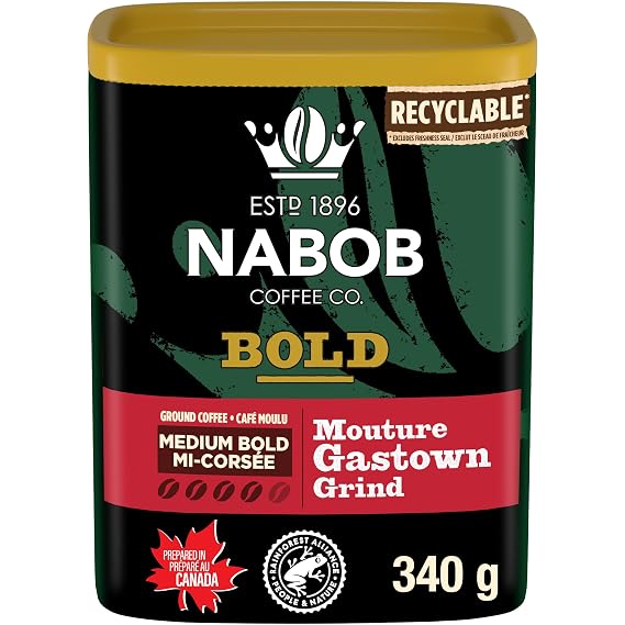 Nabob Bold Gastown Grind Ground Coffee, 340g/12 oz
