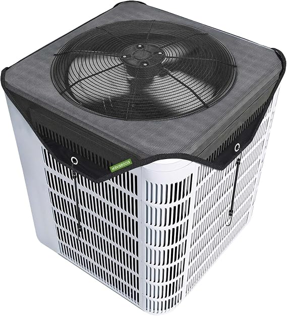 Mesh Air Conditioner Covers for Outside units - 32 x 32 Central Air Conditioner ac unit covers outdoor Top Universal Defender Mesh Design (32'' x 32'')