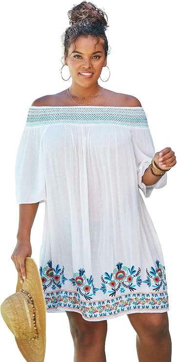 Off-The-Shoulder Cover Up