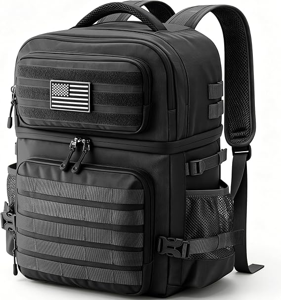 45 Can Tactical Backpack Cooler, Leak Proof, Double Deck