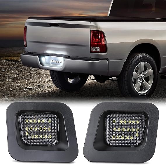 KanSmart LED License Plate Light for Dodge Ram 1500 2500 3500 2003-2018