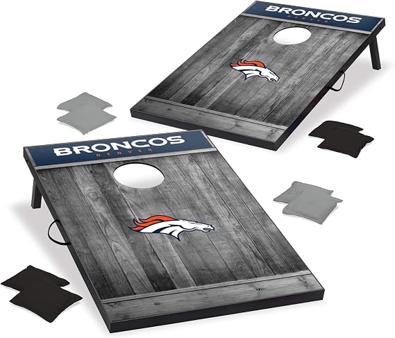 Wild Sports 2' x 3' MDF Cornhole Set, 2 Boards & 8 Bean Bags