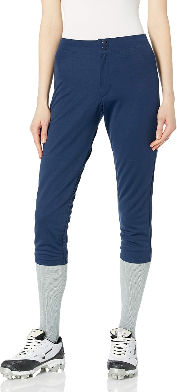 Intensity Women's Low Rise Double Knit Pant, Medium,Navy