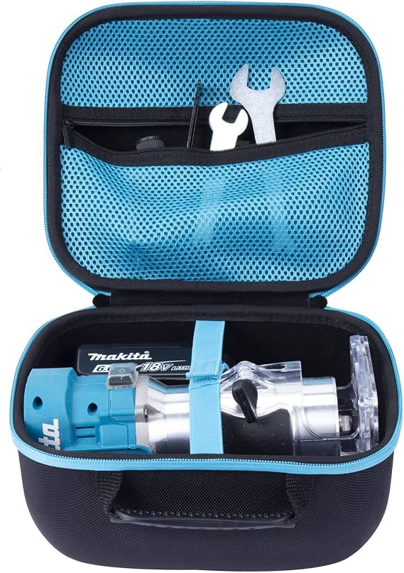 khanka Hard Case Replacement for Makita XTR01Z 18V LXT Lithium-Ion Brushless Cordless Compact Router, Case Only
