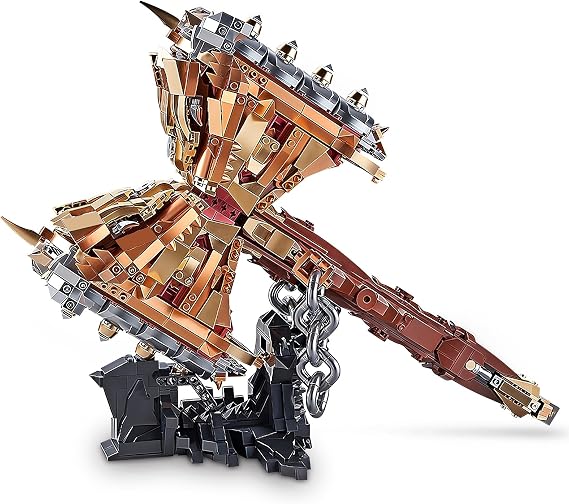 Finger Rock Thor Battle Hammer Building Blocks Set for Adults, Legendary Hammer Building Kit with a Base for Display, 1388 PCS Classic Toy Weapon Model Collection Gifts for Teens 14+