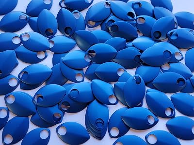 Chainmail Joe Premium Anodized Aluminum Scales Large 100ct, Blue
