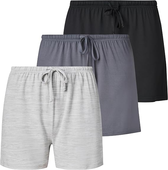 Ultra Performance 3 Pack Womens Boxer Shorts Soft Pajama Sleep Lounge Short
