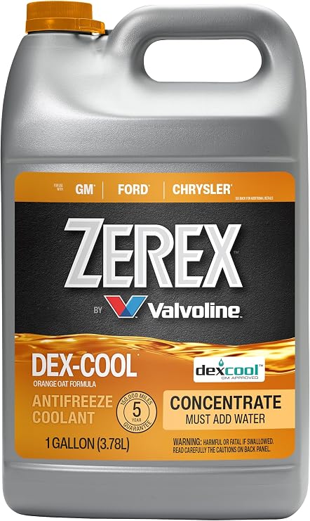 Zerex Dex-Cool Antifreeze Coolant Concentrate 1 Gallon