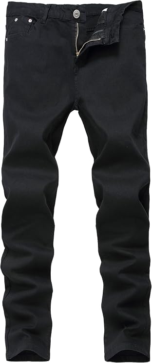 FREDD MARSHALL Men's Skinny Slim Fit Stretch Straight Leg Fashion Jeans Pants