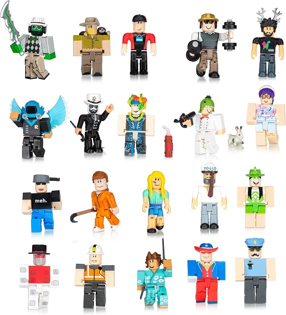 Roblox Action Collection: from The Vault 20 Figure Pack [Includes 20 Exclusive Virtual Items] for 6 years and up, includes One Collector's Set