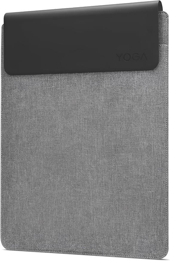 Lenovo Slim Laptop Sleeve 16 Inch Notebook/Tablet - Compatible with MacBook Air/Pro - Eco-Friendly Lightweight Case with Accessory Pocket & Magnetic Closure - Grey