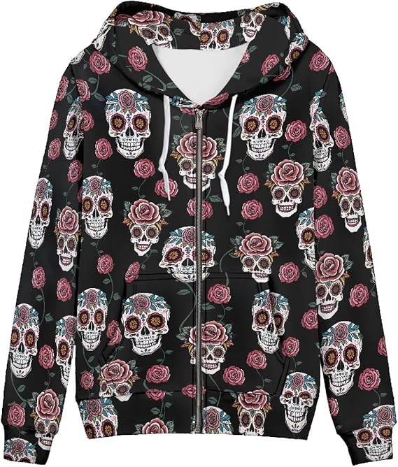 Cozeyat Women's Lightweight Hoodies Full Zip Up Oversized Sweatshirts with Pockets Long Sleeve Thin Casual Hooded Jackets