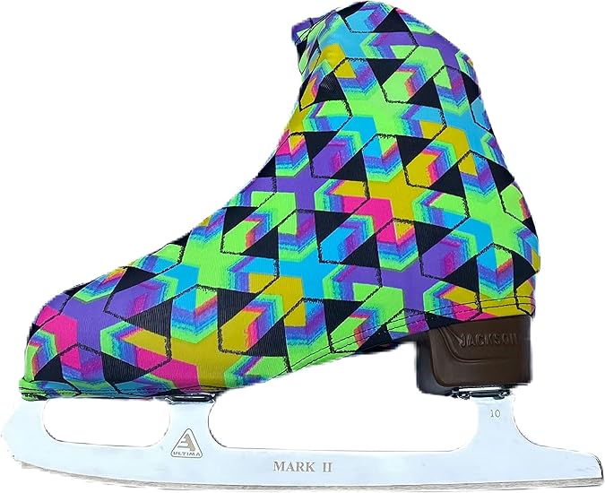 Ice Fire 1 Pair Skate Boot Covers | Durable Boot Protector for Ice/Figure/Roller Skate | Universal Size | Skating Accessory