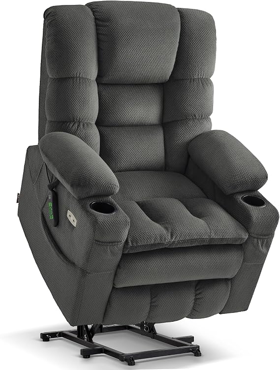 MCombo 3 Motor Large Power Lift Recliner for Elderly, Massage & Heat, 7634