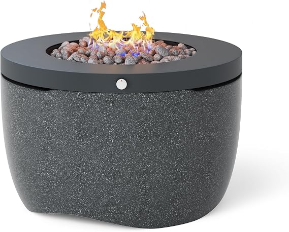 Ledge Lounger Halo Propane Fire Pit, Smokeless Fire Pit Table