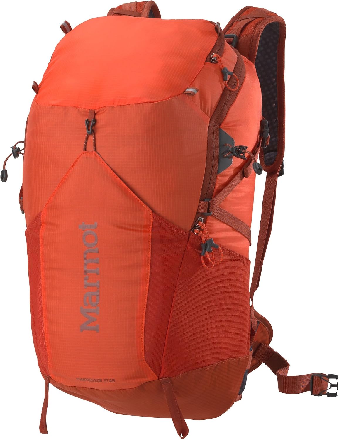 Marmot Kompressor Star Lightweight Hiking Backpack, BlazeRusted Orange