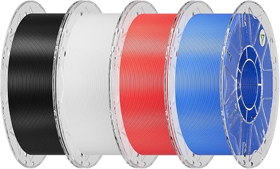 Creality Hyper RFID PLA Filament 1.75mm 2KG, Black & White & Red& Blue