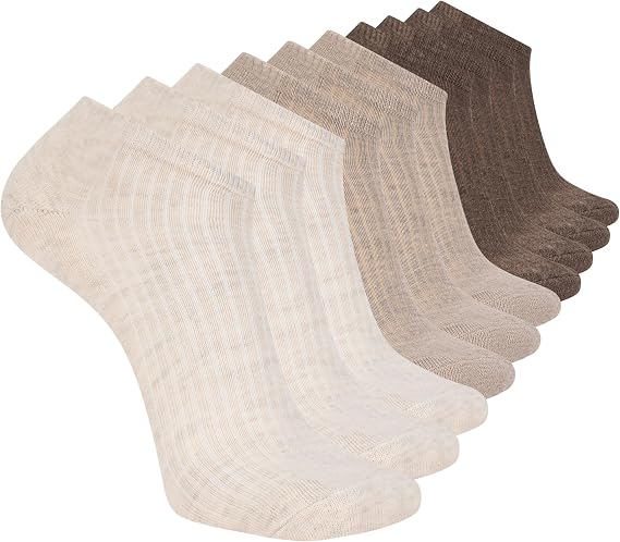 Skechers Men's 10-pack Half Terry Classic Low Cut Socks, Comfort-fit & Cushioned Footbed