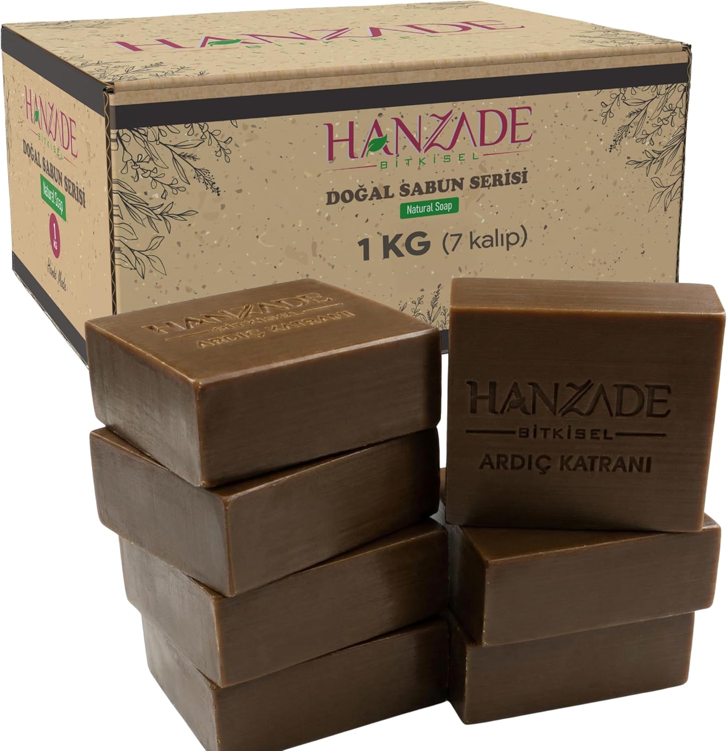Hanzade Herbal Natural Handmade Hatay Juniper Tar Soap 1 Kg