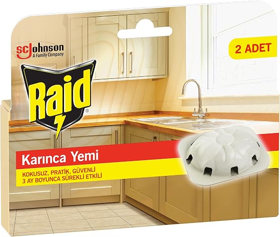 Raid Odorless & Practical Ant Food, 2 Pieces