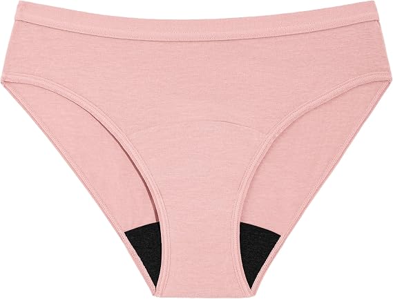KNIX Women Cotton Modal Leakproof Period Underwear Bikini Moderate Flow Protection, Absorbs 24 Super Tampons