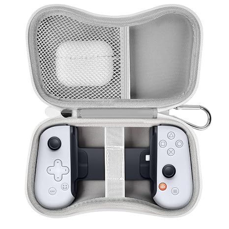 casmilee Case for BACKBONE One Mobile Gaming Controller 2nd Gen/1st Gen, Handheld Gaming Console Portable Travel Holder for Cables Power Bank