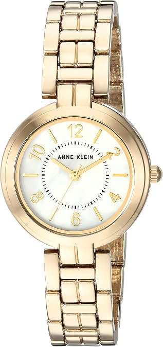 Anne Klein Women's Gold-Tone Bracelet Watch (AK/3070MPGB)