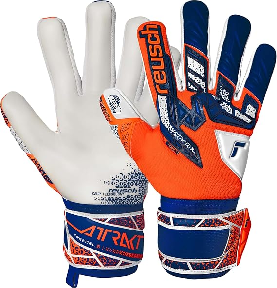 Reusch Attrakt Freegel Gold NC Soccer Goalkeeper Gloves, Unisex