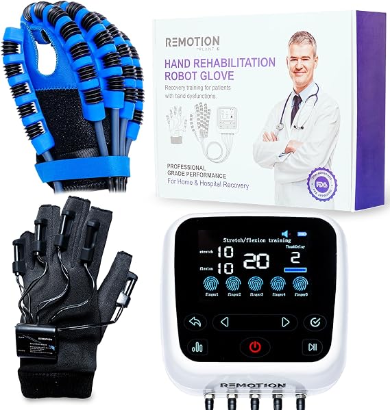 PLANT.O NUTRITION Rehabilitation Robot Gloves - Upgraded Hand Stroke Recovery & Single Finger Rehab Trainer