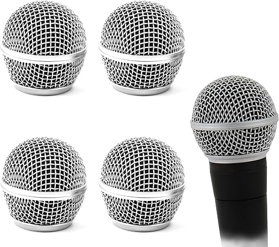 SM58 Microphone Head Replacement, Standard Size, 4 Pack