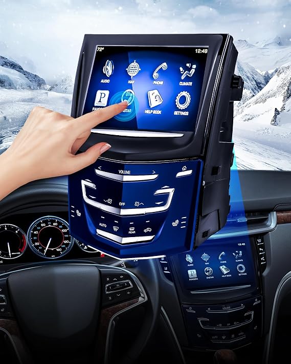 Cadillac CUE System Touch Screen Radio Navigation OEM Replacement for Cadillac ATS CTS SRX XTS ELR 2013-2020 One Heated Sheet Option Only