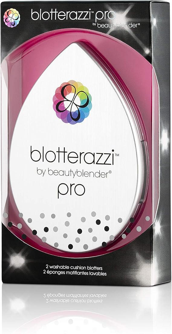 Beautyblender | Blotterazzi Pro Reusable Makeup Blotting Sponge, Includes Mirrored Compact, Re-Texturize Makeup, Absorb Excess Oil and Shine