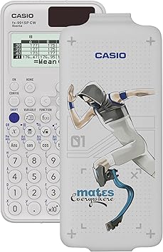 Casio FX-991SP CW Illustrated Scientific Calculator with Corridor, Recommended for Spanish and Portuguese Curriculum, 5 Languages, Over 560 Functions, Solar, White