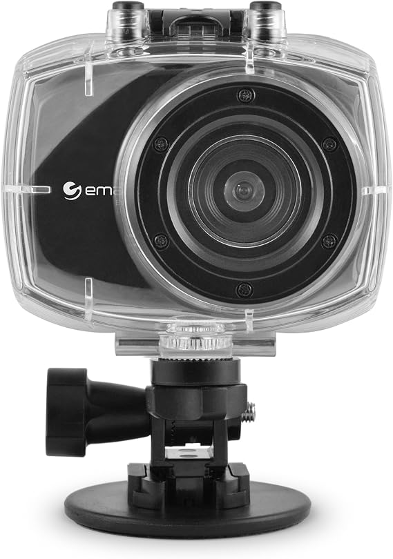 Ematic 1080p Sports Cam HD Black