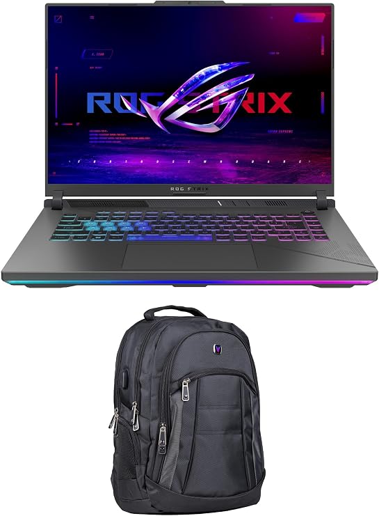 ASUS ROG Strix G16 G614 Gaming Laptop (Intel i9-14900HX 24-Core, 16.0" 240 Hz Wide QXGA (2560x1600), GeForce RTX 4060, 16GB DDR5 5600MHz RAM, 1TB SSD, Backlit KB, Win 11 Home)
