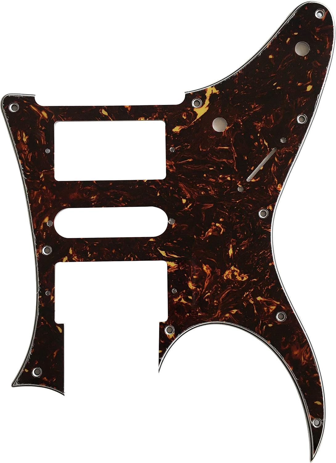 Guitar Parts For Ibanez RG 350 EX Style Lefthanded Guitar Pickguard (4 Ply Brown Tortoise)